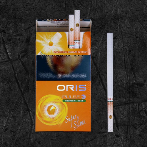 Сигареты ORIS SUPER SLIMS PULSE TROPICAL ZEST (Орис Супер Слим Пульс Тропикал Зест)